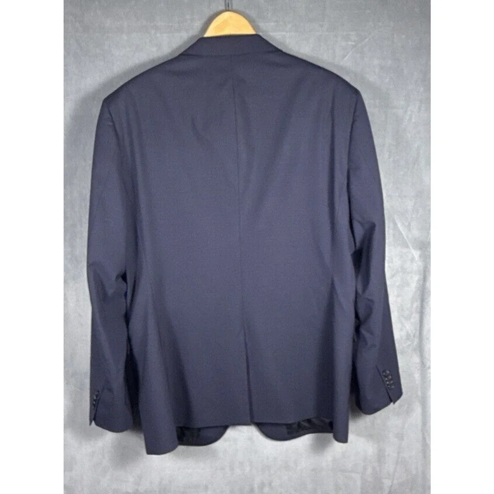 Theory Men's‎ Blazer Navy Blue Size 46R Lightweight Wool Stretch